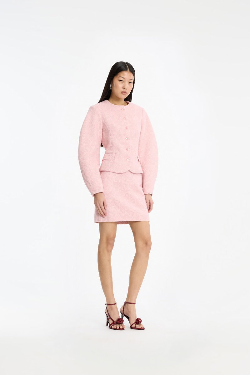 Cocoon Sleeved Jacket - Cherry Blossom