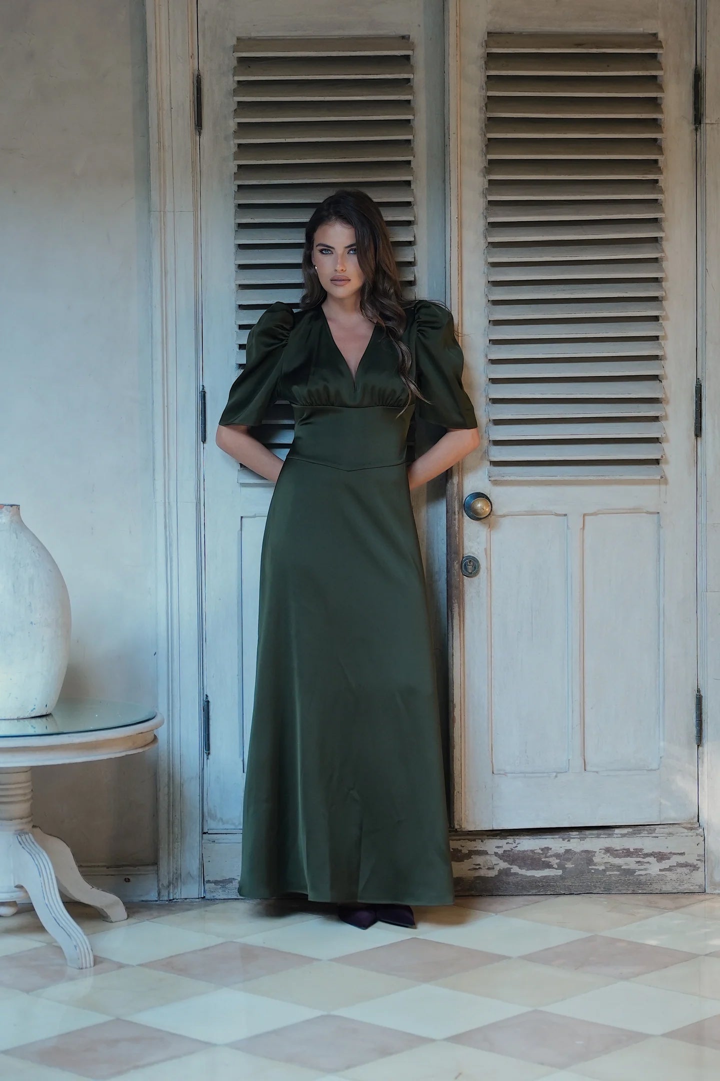 Francis Maxi Dress - Khaki