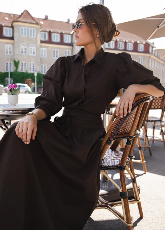 Amy Shirt Chocolate Brown