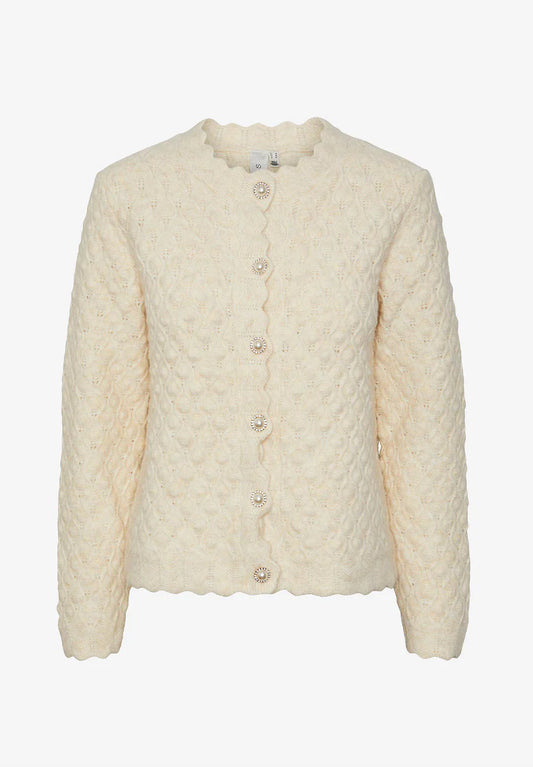 YASBubera LS Knit Cardigan Birch