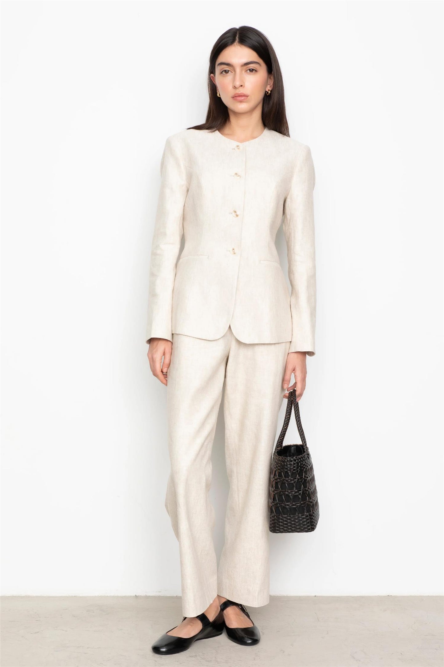 Demi Trouser Sand Melange