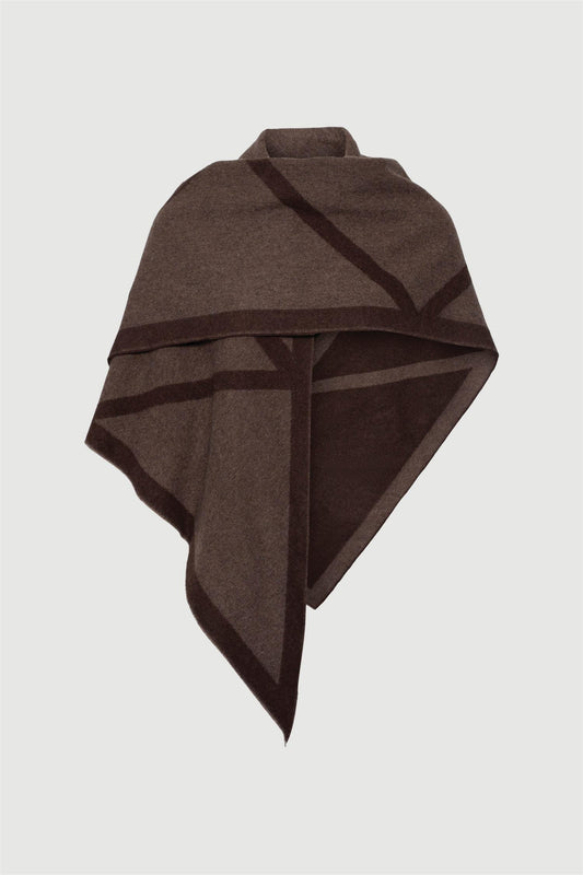 Triangle Scarf - Cacao/Tobacco