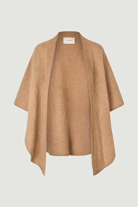 Sanne Poncho - Creme Brulee Beige