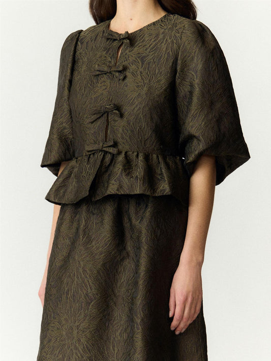 YasLeroc Top - Black w/ Stone G