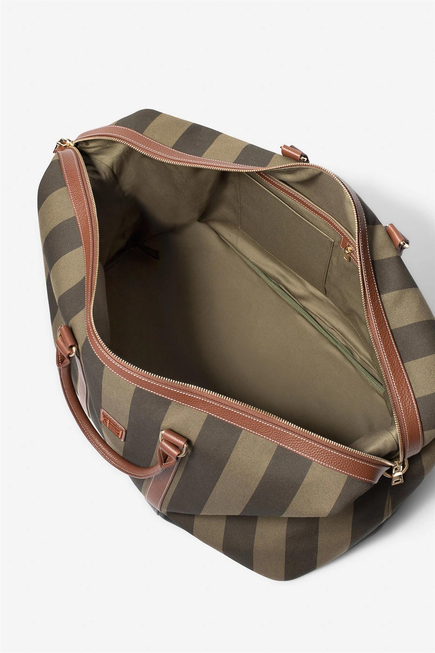 Marlowe Weekend Bag - Green Stripe