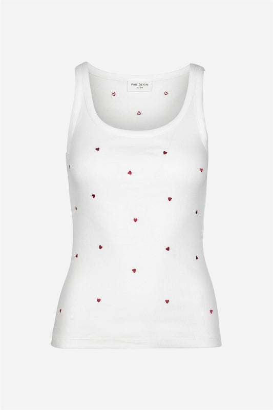 Pam Rib Singlet - Berry
