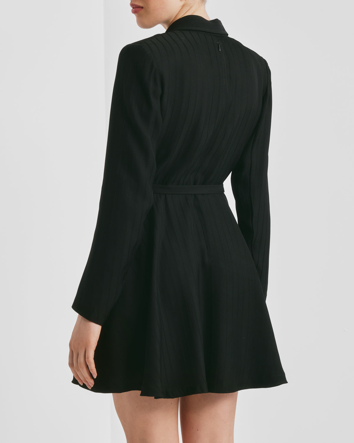 Tailored Mini Dress - Black