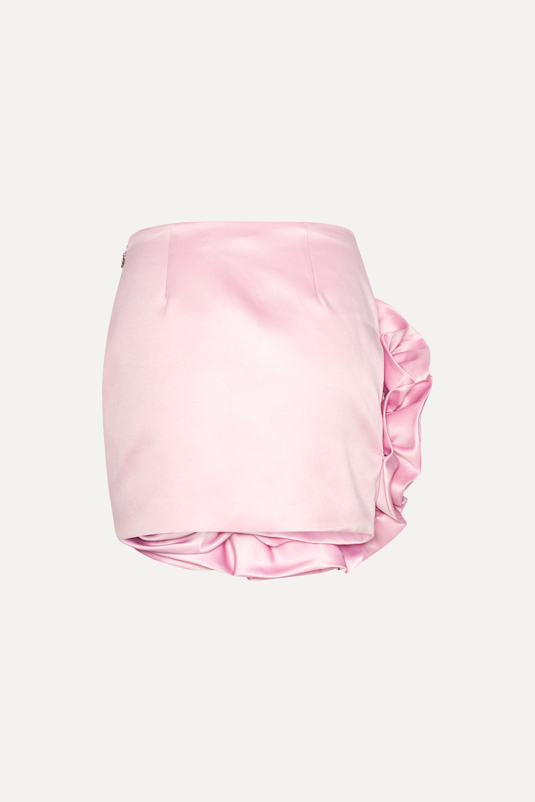 Satin Big Flower Skirt