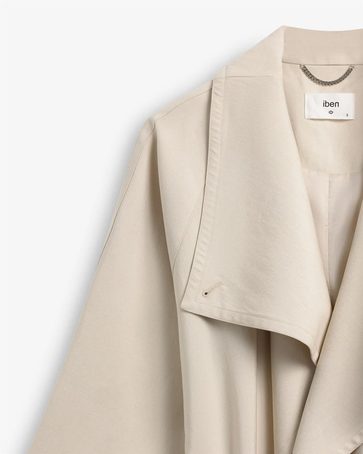 Atari Oversized Trenchcoat - Dove White