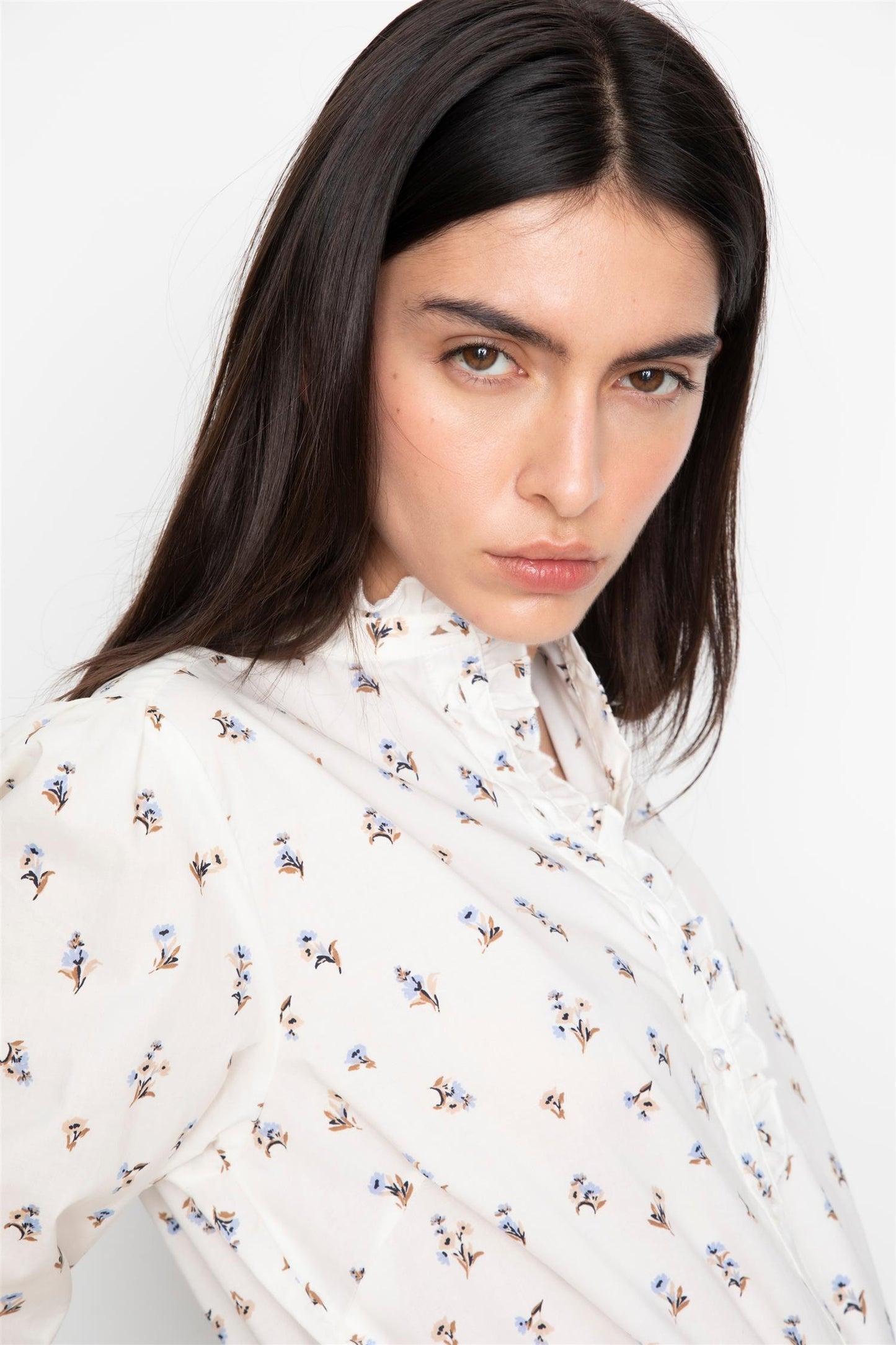 Emily Blouse White Anemone