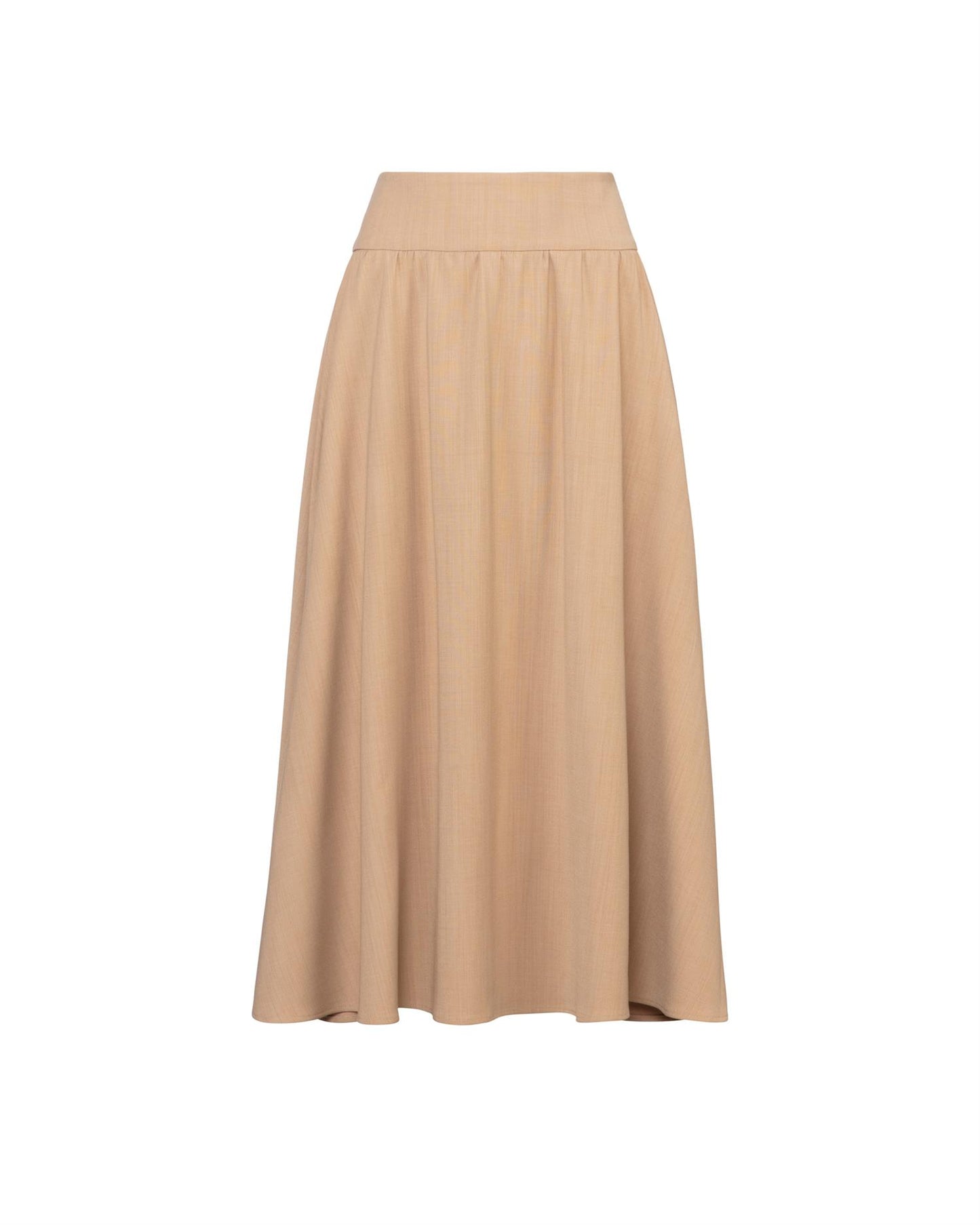 Classique Midi Skirt - Khaki