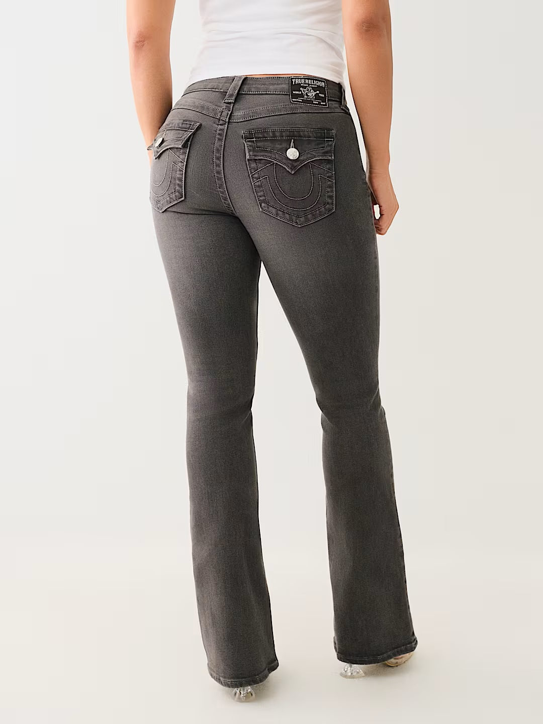 Becca MR Bootcut Flap Jean Charcoal