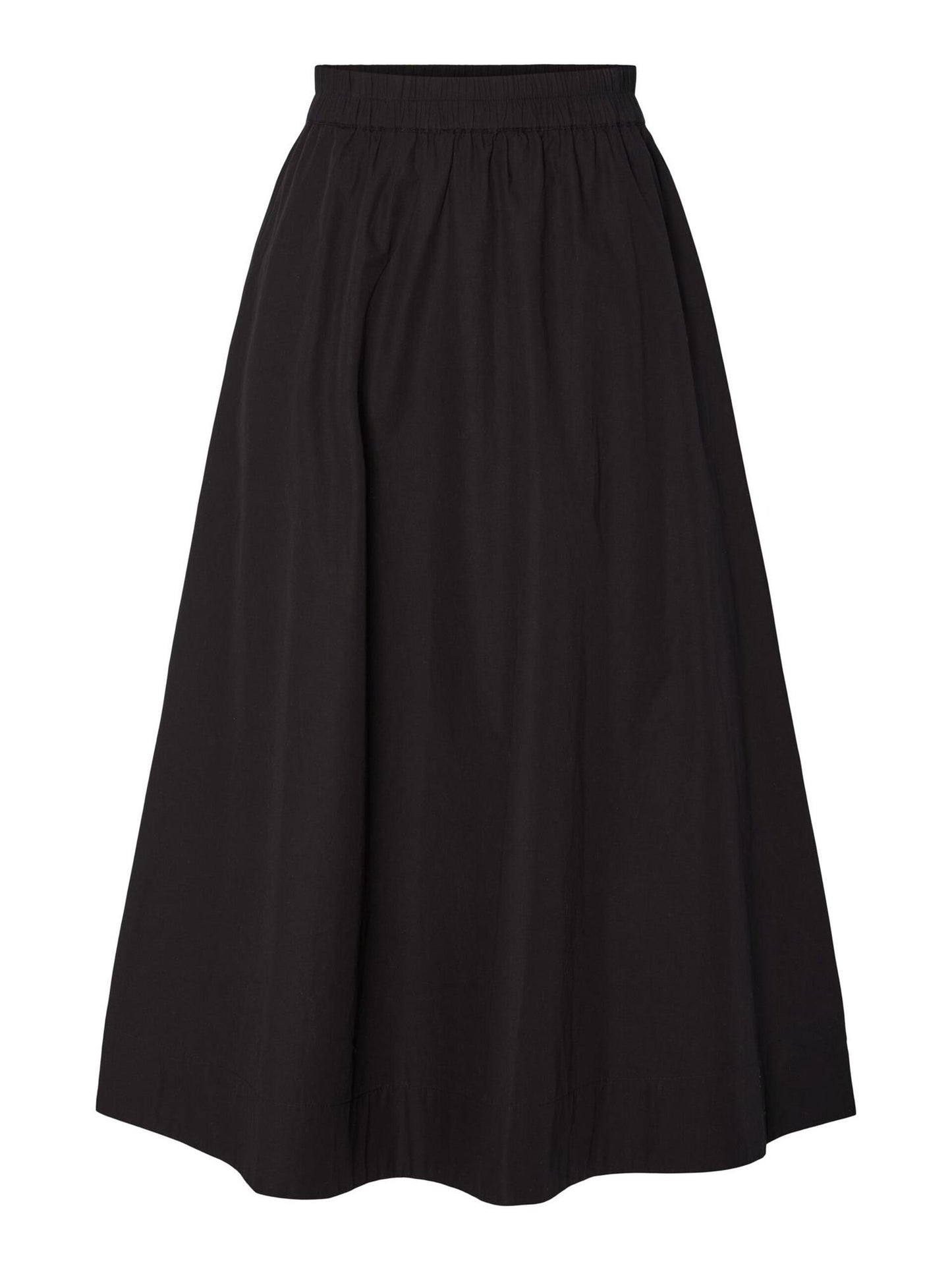 YasColea HW Ancle Skirt Black