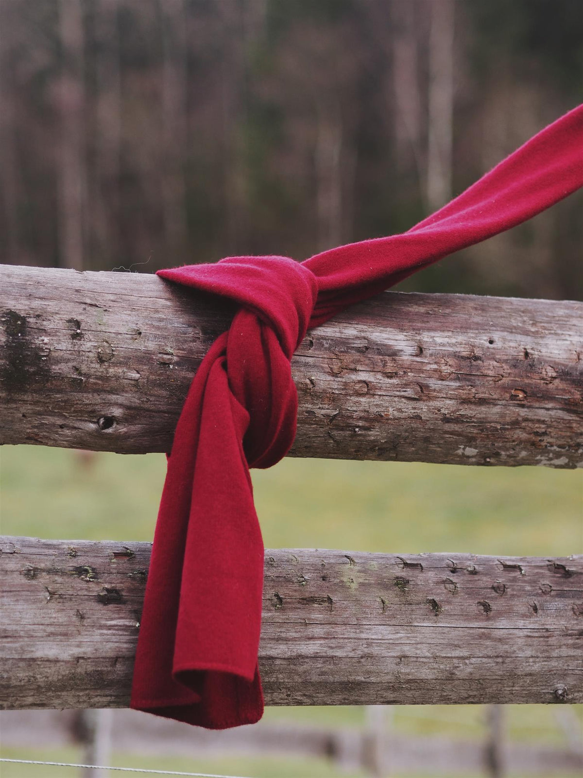 Babette Scarf - Dark Red