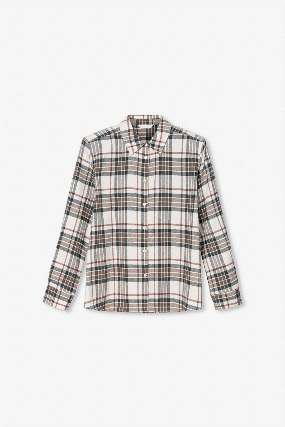 Joan Flannel Shirt - Green Check