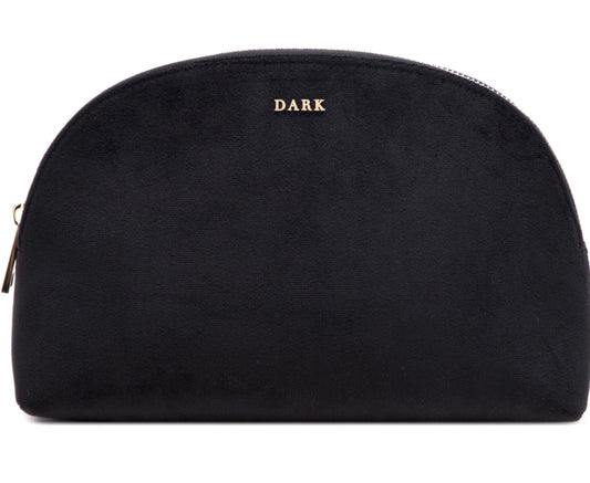 Velvet Make-Up Pouch Large Black