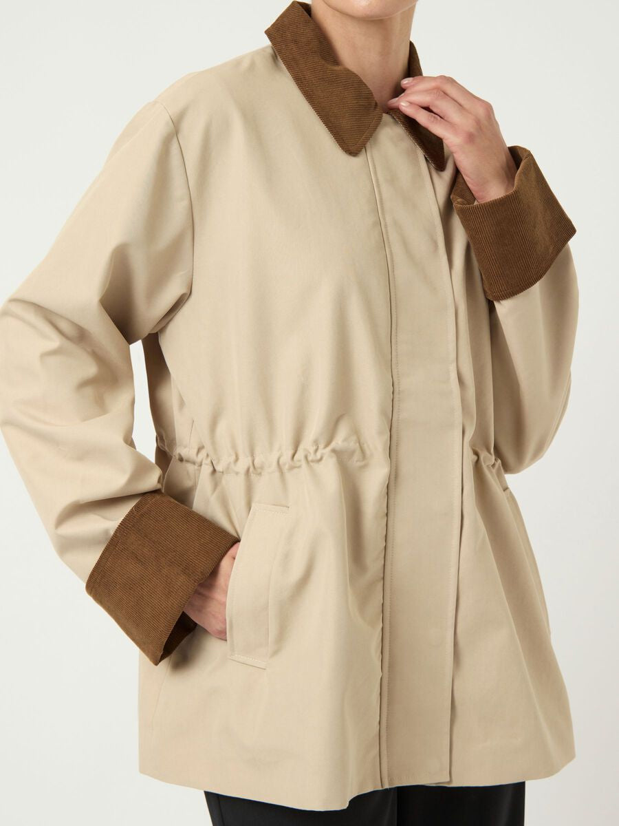 YasAnca LS Parka Jacket Beige