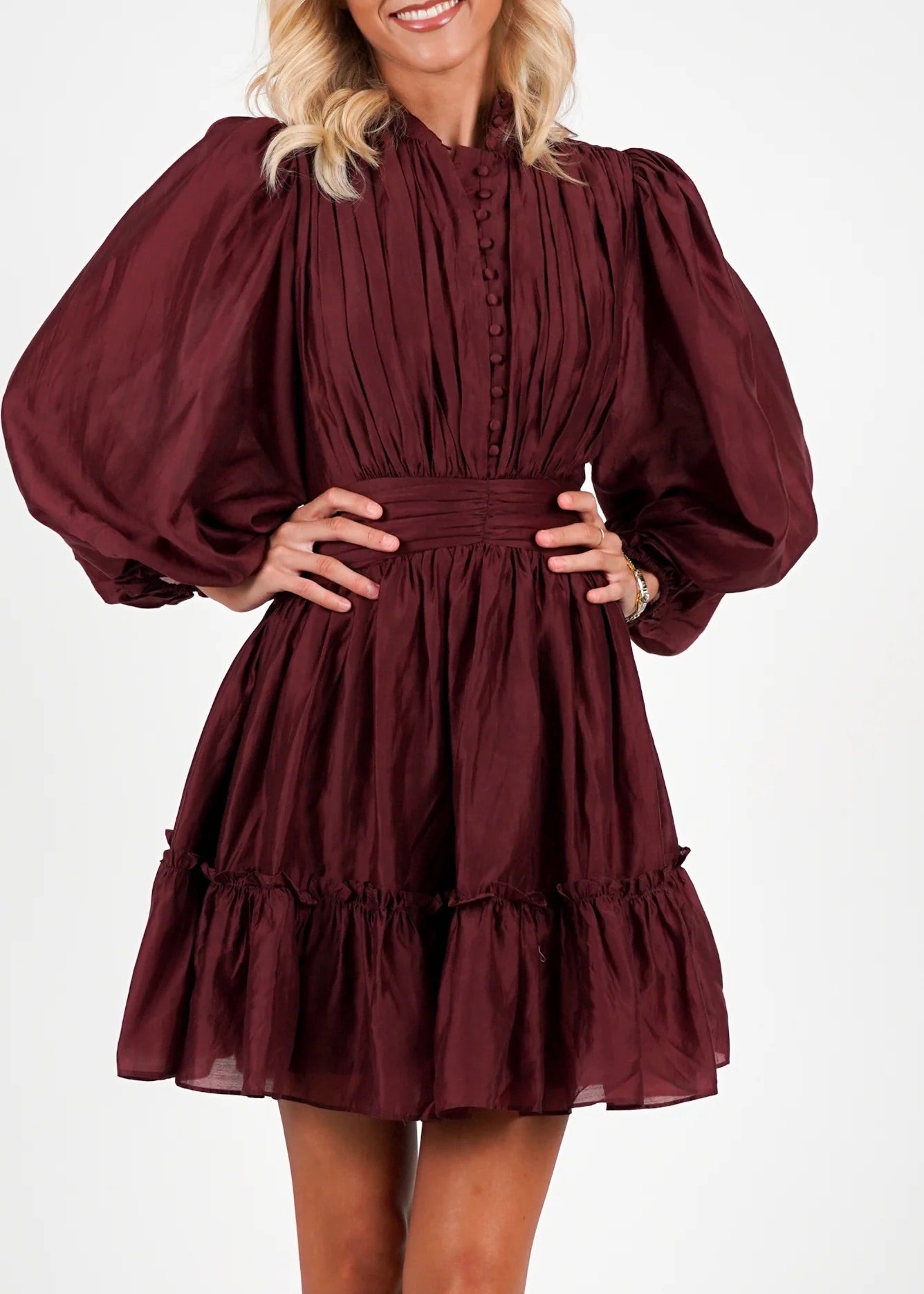 golightly-vanity-dress-burgunder-kjole