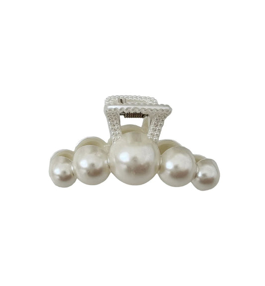 Pearl Hair Claw Large White Pearl