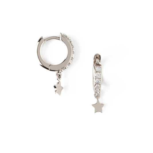 Pave hoops with star
