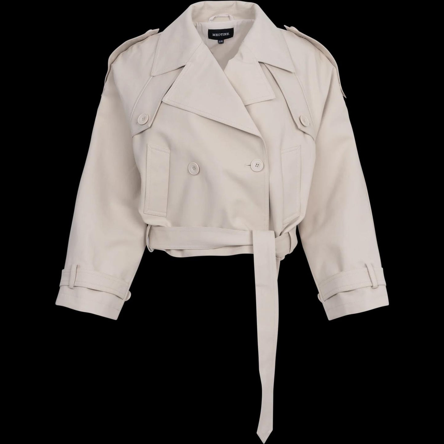 Bobby canvas trench jacket Creme