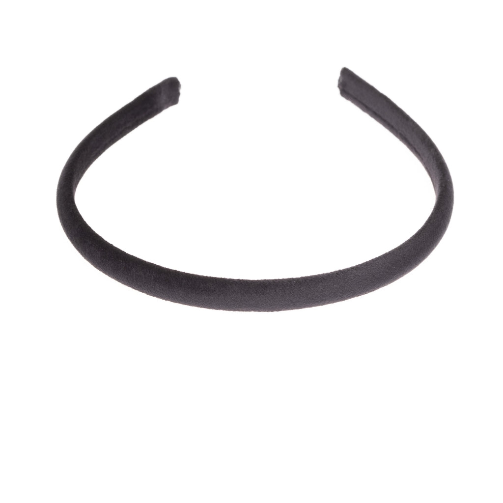 Velvet Hair Band Thin Black