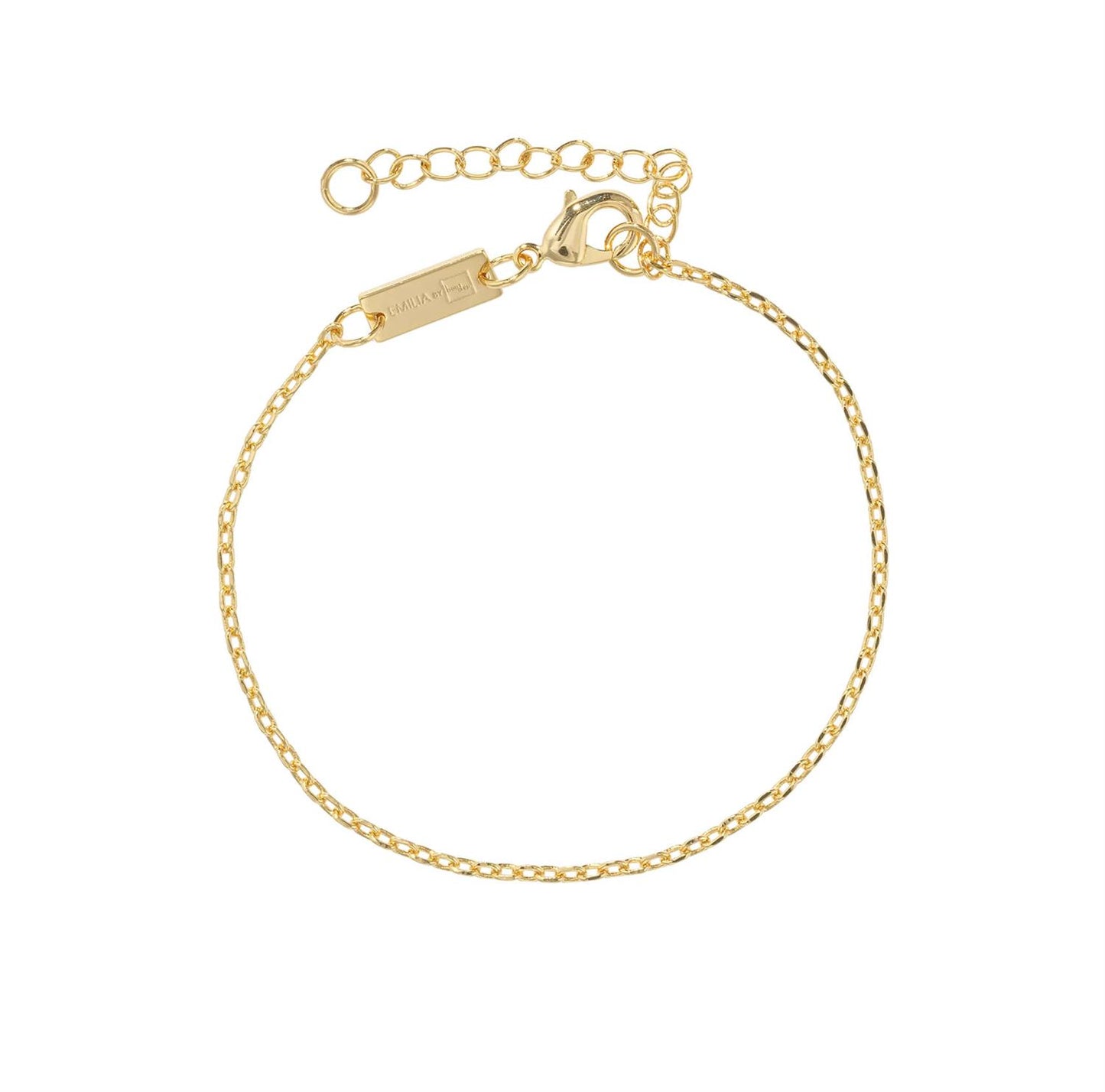 Gold bracelet 17-22 cm