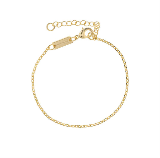 Gold bracelet 17-22 cm