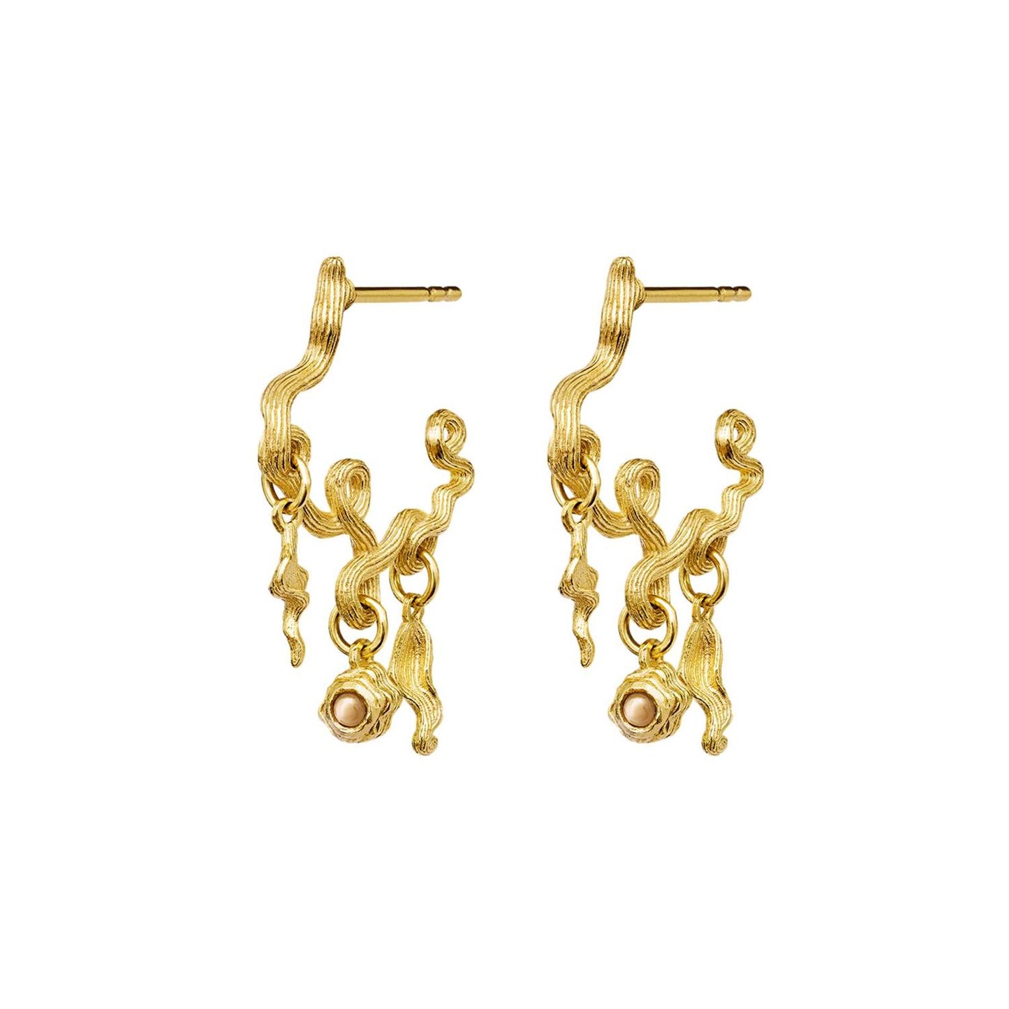 Rayon earrings